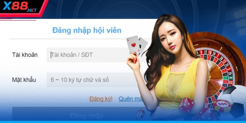 Bước đăng nhập X88 chuẩn xác trên mọi thiết bị