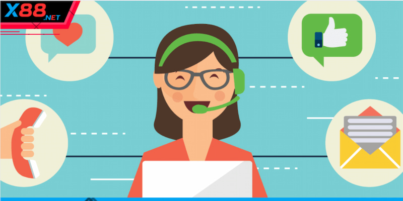 Khách hàng tiến hành kết nối qua mạng xã hội